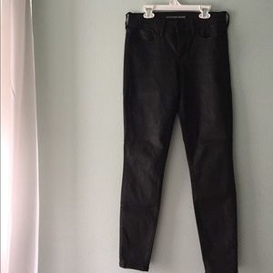 Express Faux Leather Ankle Legging